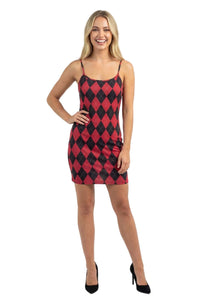 Women's Sleeveless Printed Cami Mini Dress