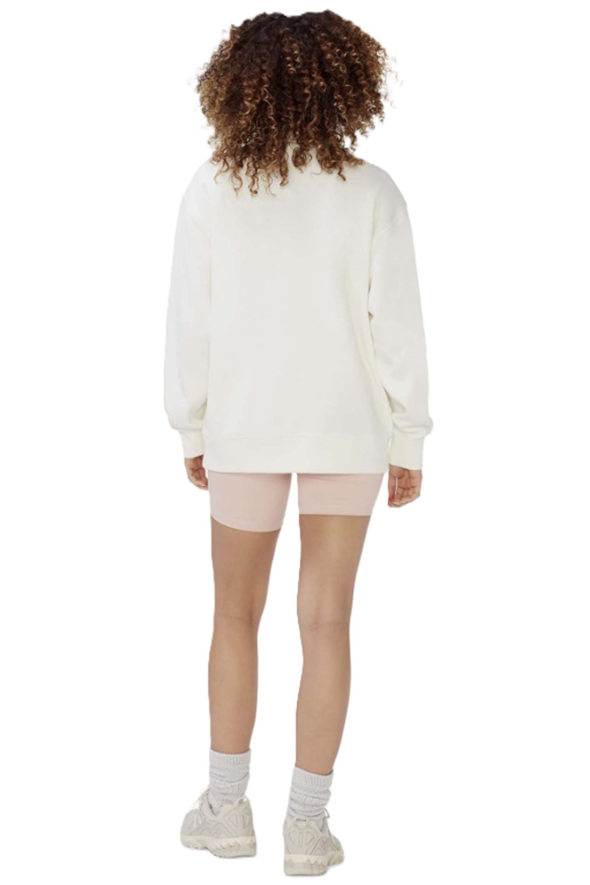 Women's Long Sleeve Half Zip Sweatshirt Fleece Oversized Pullover Sweater