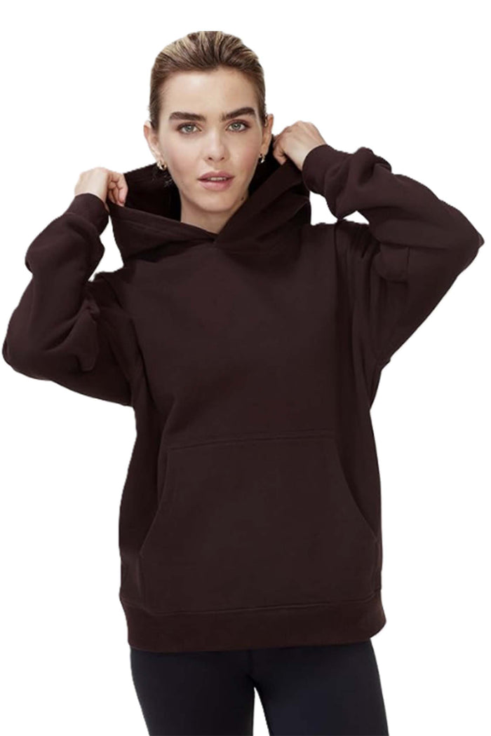 Women's Long Sleeve Fleece Perfect Pullover Hoodie