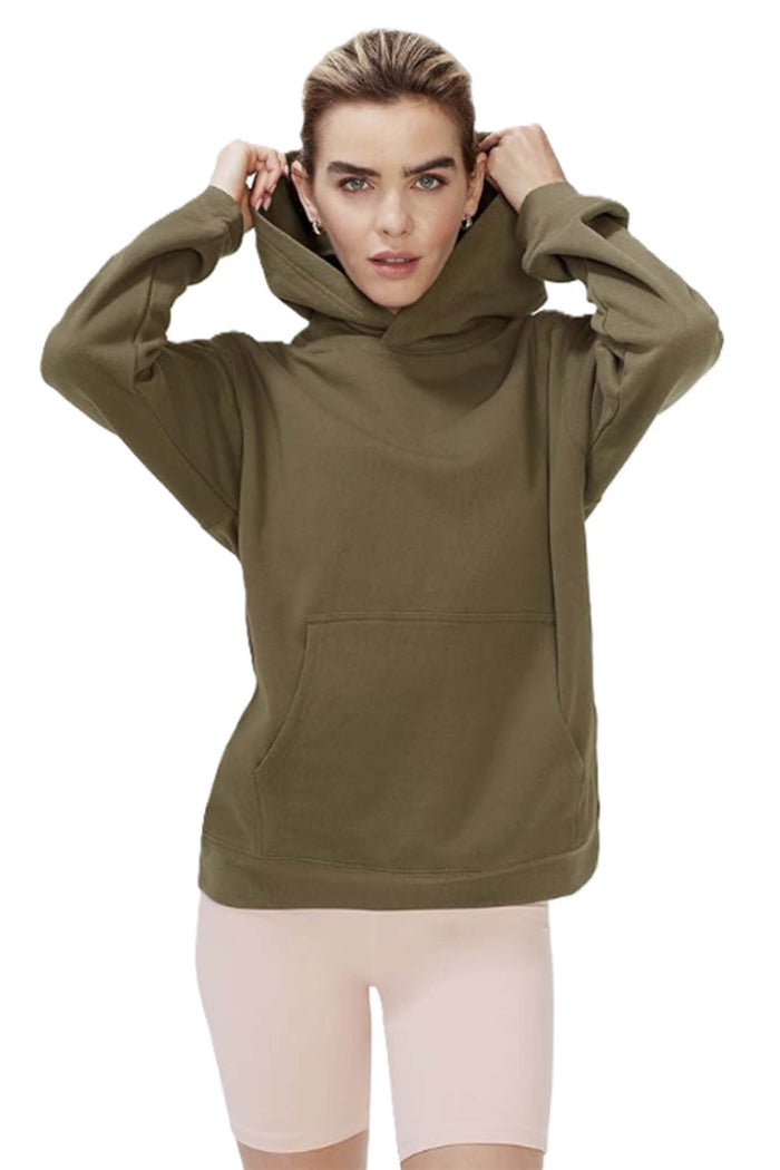 Women's Long Sleeve Fleece Perfect Pullover Hoodie