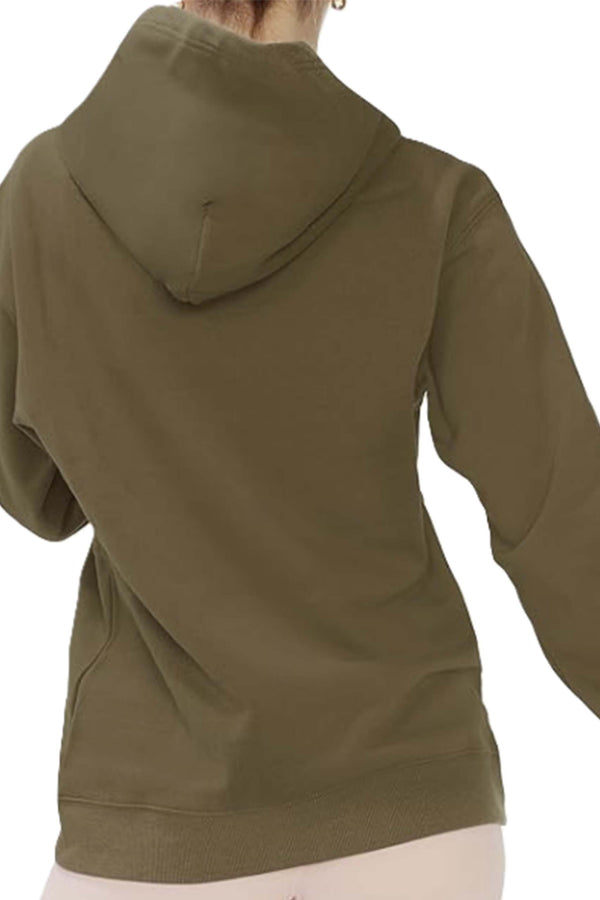 Women's Long Sleeve Fleece Perfect Pullover Hoodie