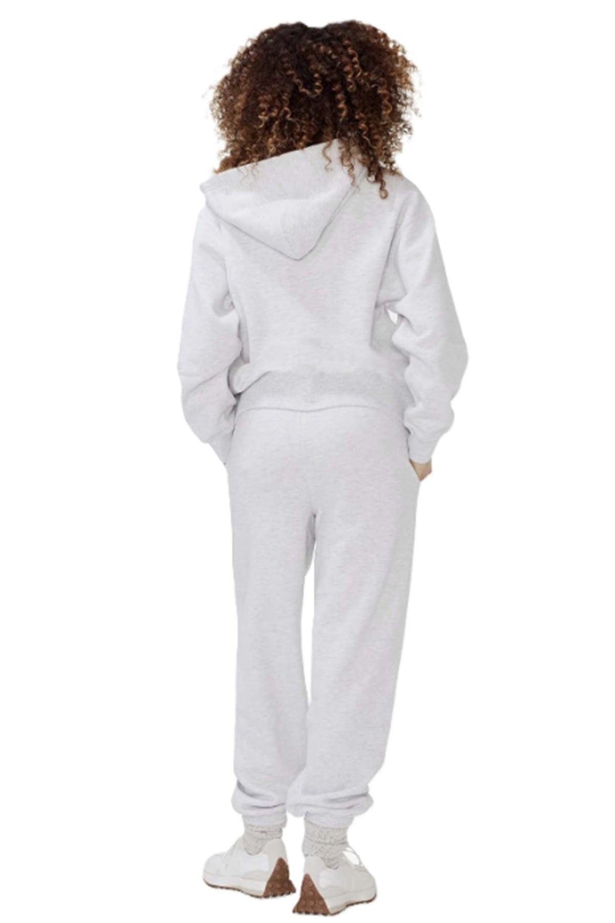 Women's Long Sleeve Boyfriend Fit Zip Fleece Hoodie