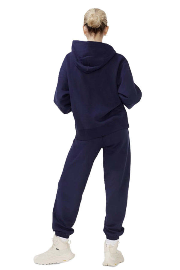 Women's Long Sleeves Fleece Oversize Zip Hoodie & Sweatpants Set