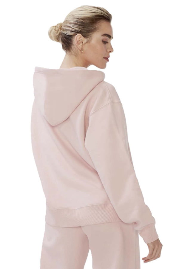 Women's Long Sleeve Boyfriend Fit Zip Fleece Hoodie