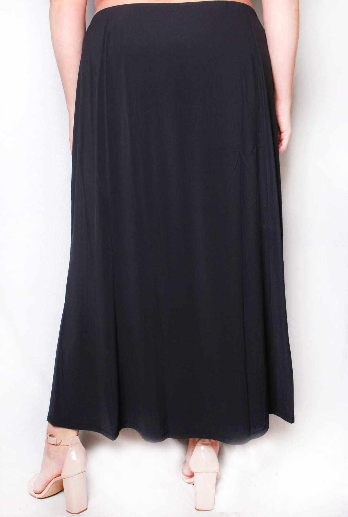 Women's Long Pleated Midi Skirt