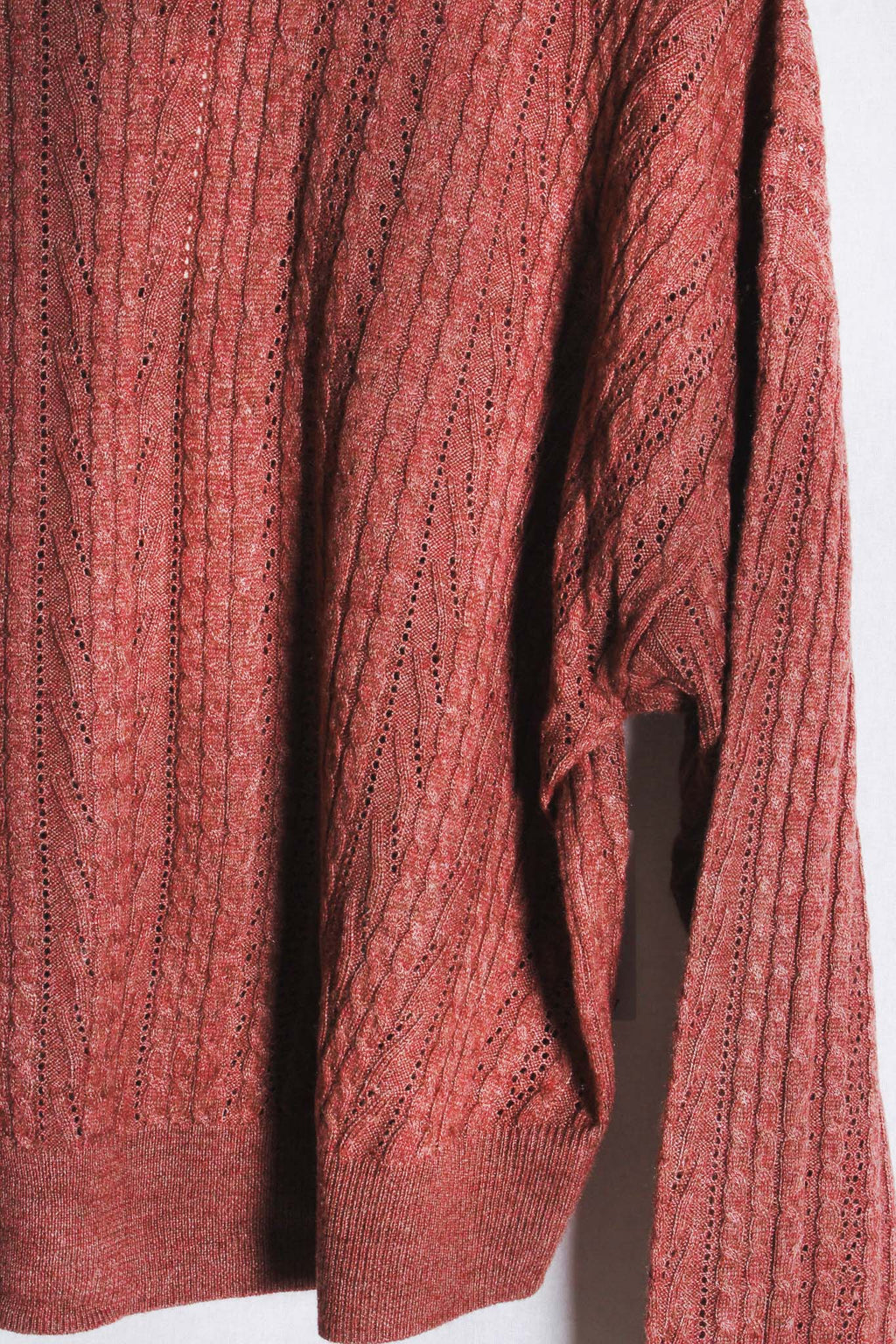 Women's Long Sleeve Crewneck Ribbed Knit Sweater