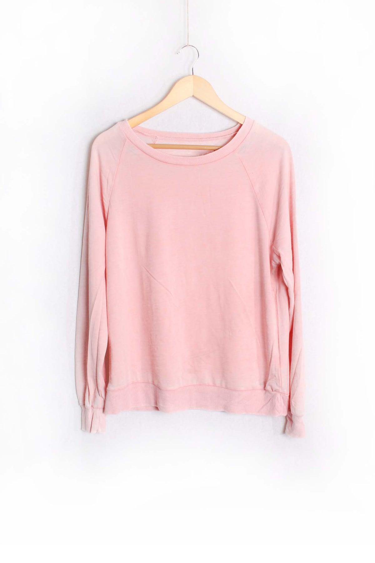 Women's Long Sleeve Rib Cuff & Hem Sweatshirt