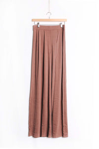 Women's High Waist Ribbed Cozy Wide Leg Pants