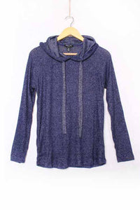 Women's Long Sleeve Ribbed Hoodie Pullover Sweater