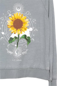 Women's Long Sleeve 'La Luna' Graphic Sweatshirt