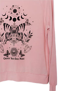 Women's Long Sleeve 'Create Your Own Magic' Graphic Sweatshirt