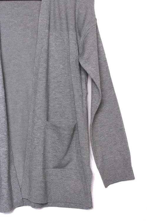 Women's Long Sleeve Open Front Lightweight Knit Cardigan
