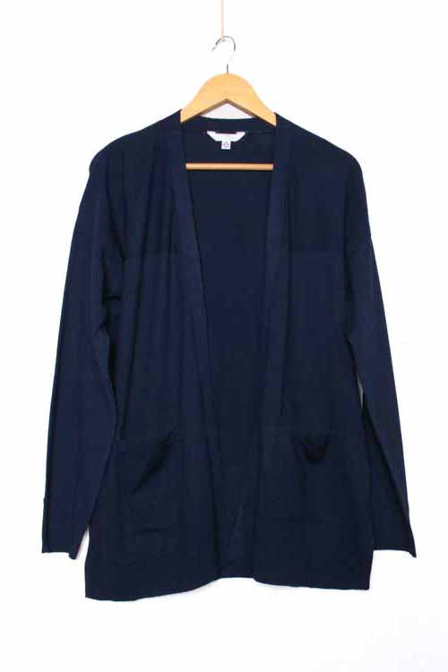 Women's Long Sleeve Open Front Lightweight Knit Cardigan