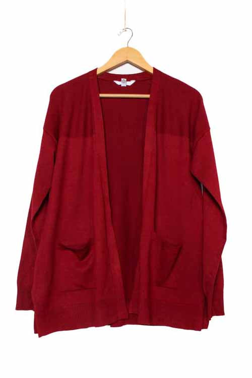 Women's Long Sleeve Open Front Lightweight Knit Cardigan