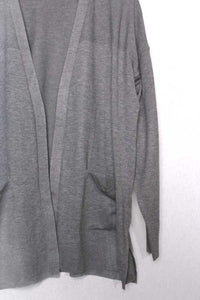 Women's Plus Long Sleeve Open Front Lightweight Knit Cardigan