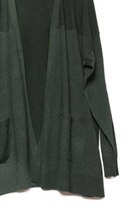 Women's Plus Long Sleeve Open Front Lightweight Knit Cardigan