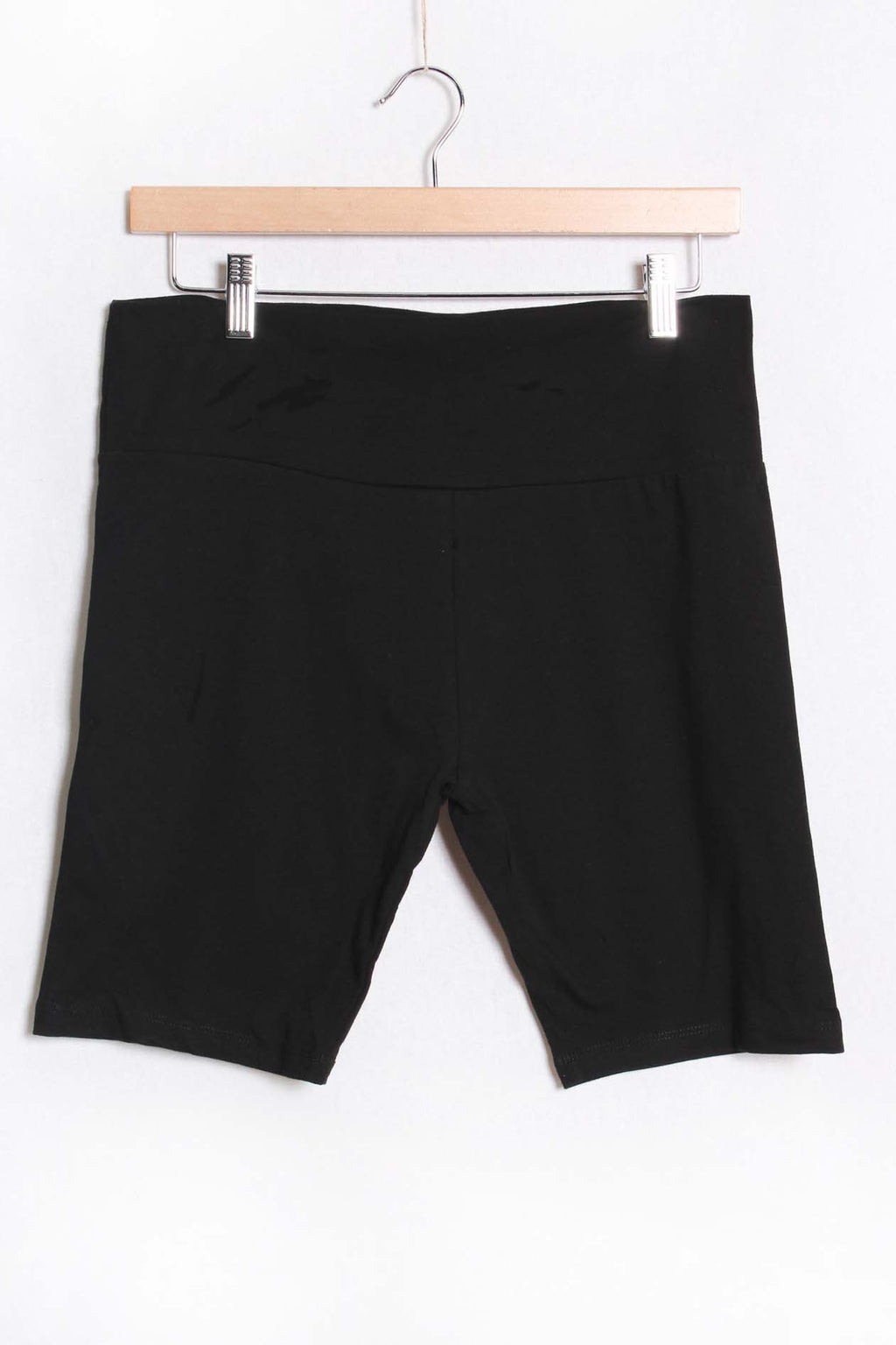 Women's High Waist Solid Shorts