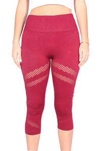 Women's High Waisted Simple Cutout Activewear Legging