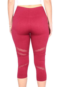Women's High Waisted Simple Cutout Activewear Legging