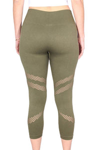 Women's High Waisted Simple Cutout Activewear Legging