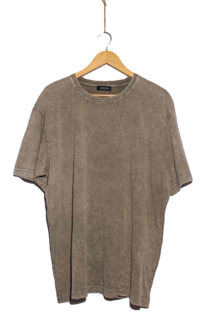 Women's Short Sleeve Vintage Dye Crew Neck Oversize T-Shirt