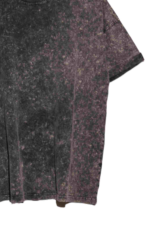 Women's Short Sleeve Vintage Dye Crew Neck Oversize T-Shirt