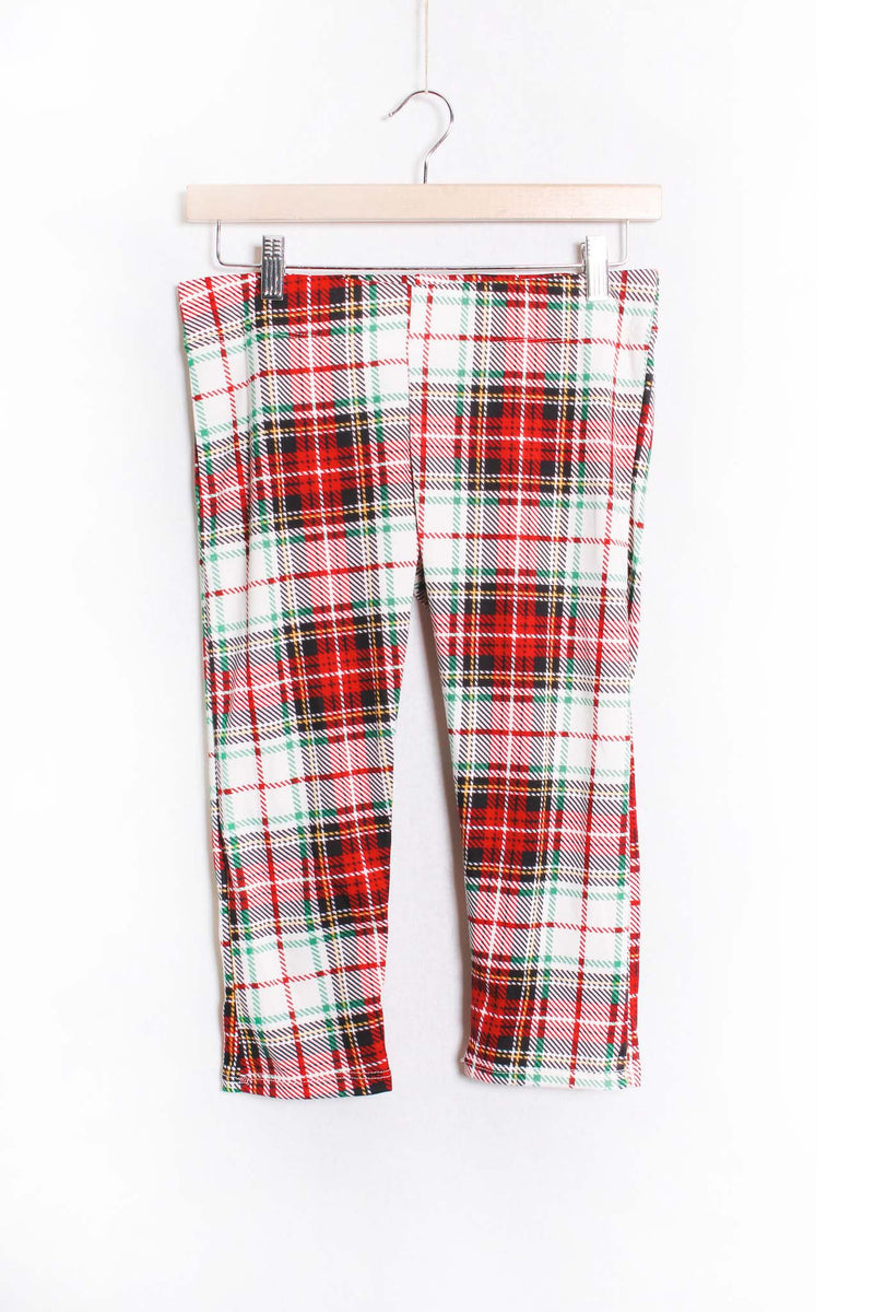 Women's Straight Cut Plaid Pants