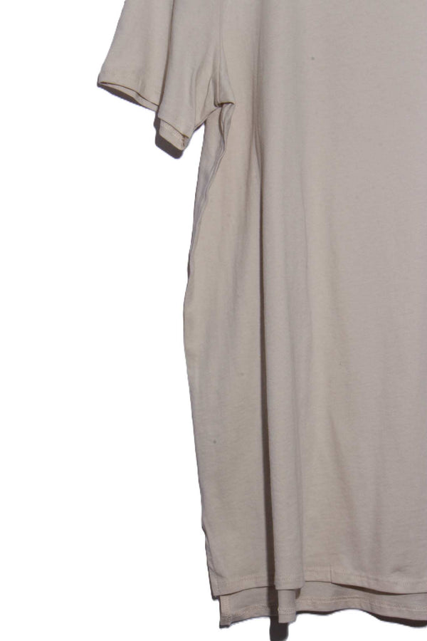 Women's Short Sleeve Solid Crew Neck Oversize T-Shirt