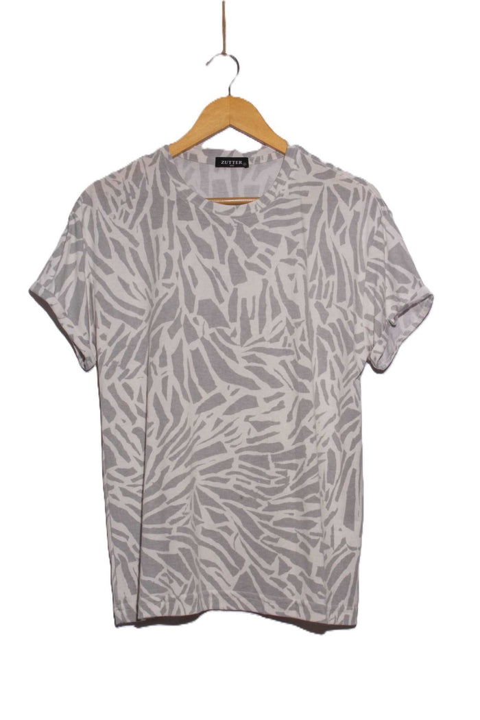 Women's Short Sleeve Printed Crew Neck T-Shirt