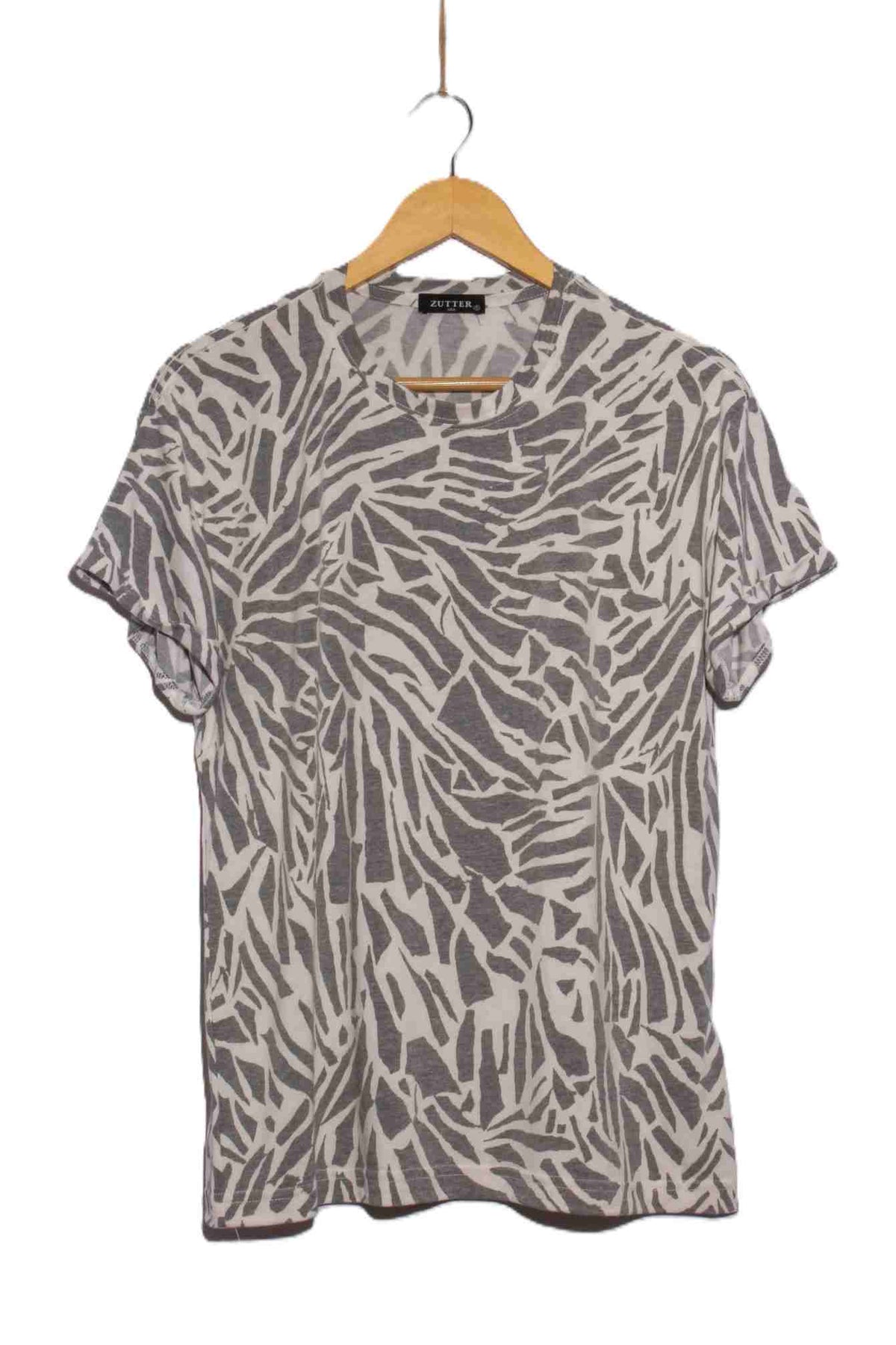 Women's Short Sleeve Printed Crew Neck T-Shirt