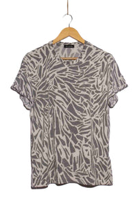 Women's Short Sleeve Printed Crew Neck T-Shirt