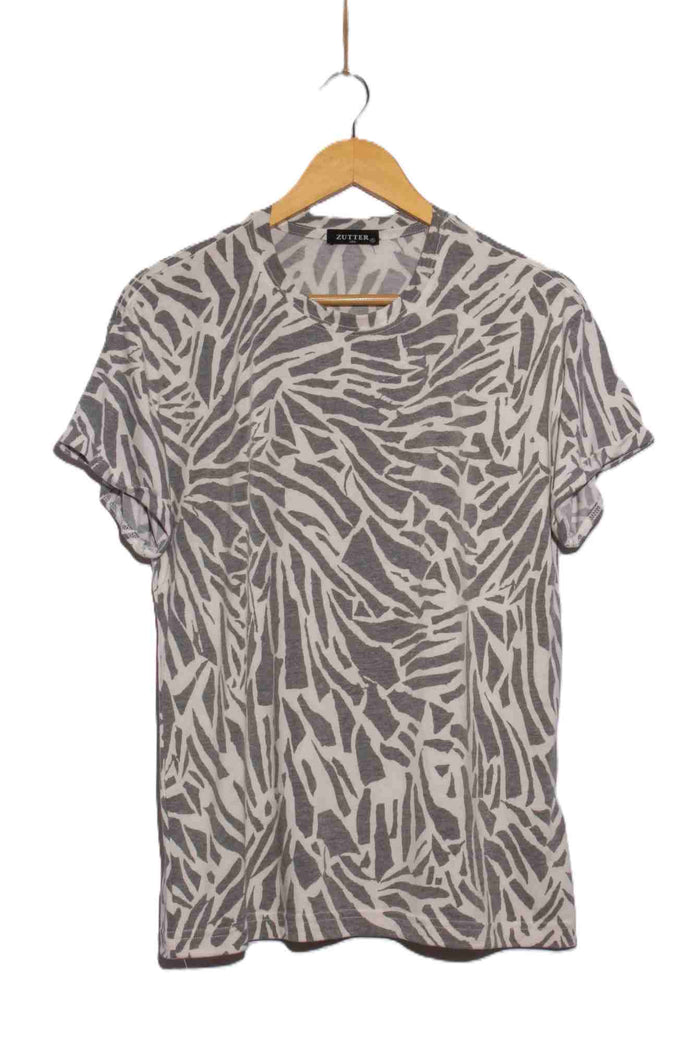 Women's Short Sleeve Printed Crew Neck T-Shirt