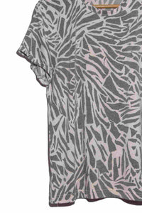 Women's Short Sleeve Printed Crew Neck T-Shirt