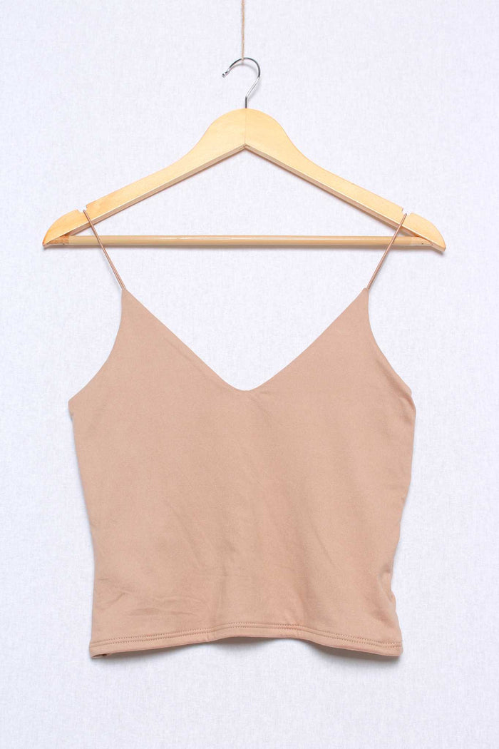 Women's Sleeveless Spaghetti Strap Solid Tank Top
