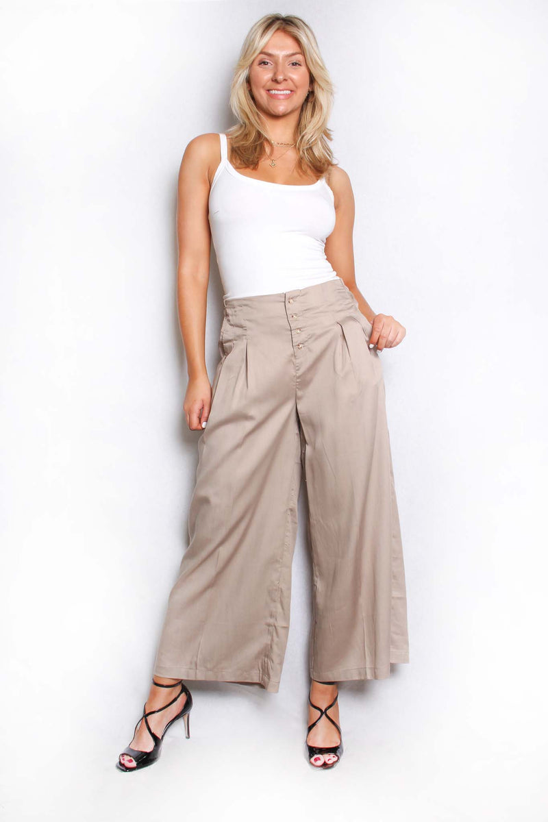 Women's High Waist Wide Leg Pants