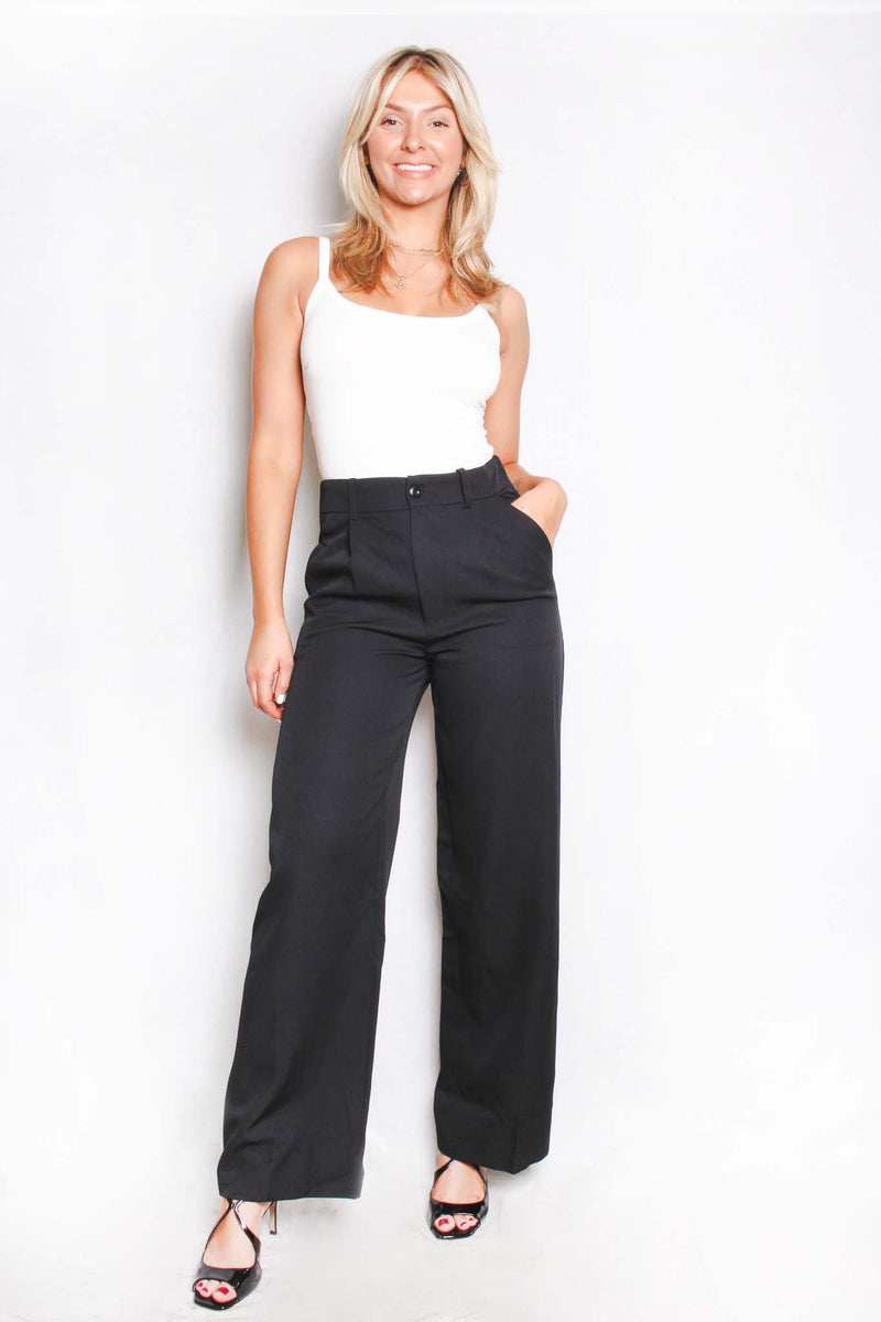 Women's High Waist Wide Leg Pants