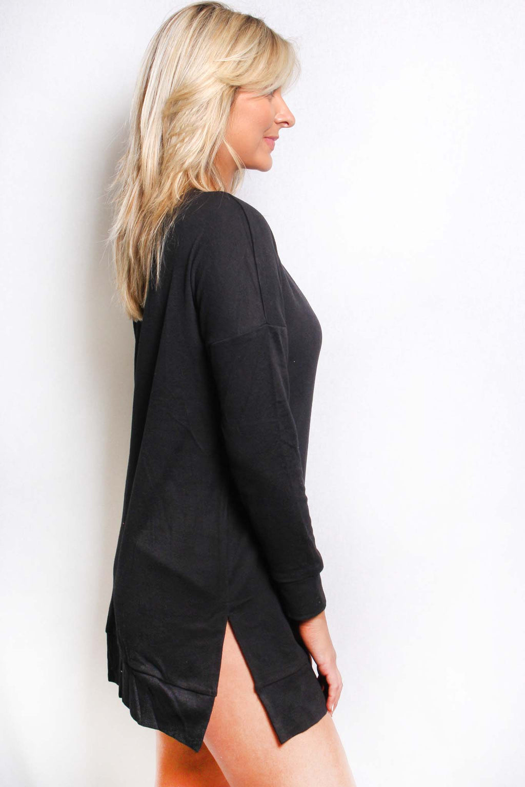 Women's Long Sleeves V Neck Basic Sweater