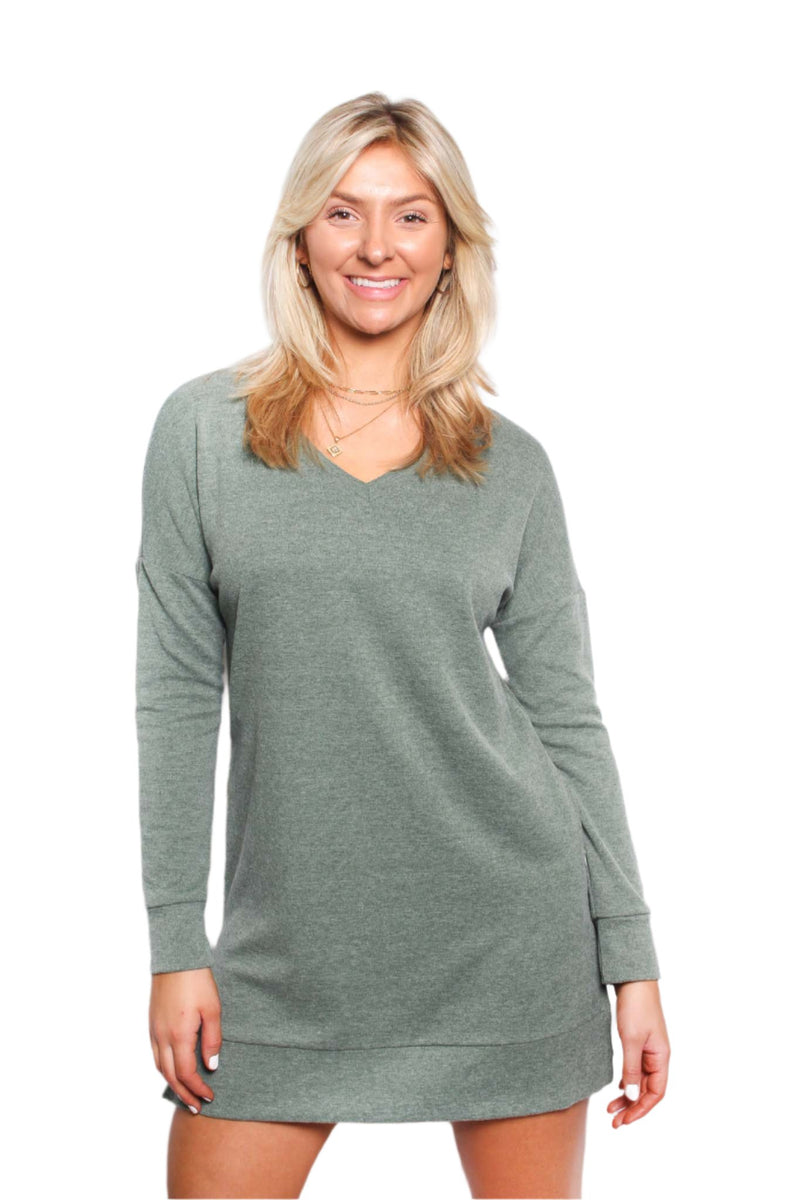 Women's Long Sleeves V Neck Basic Sweater