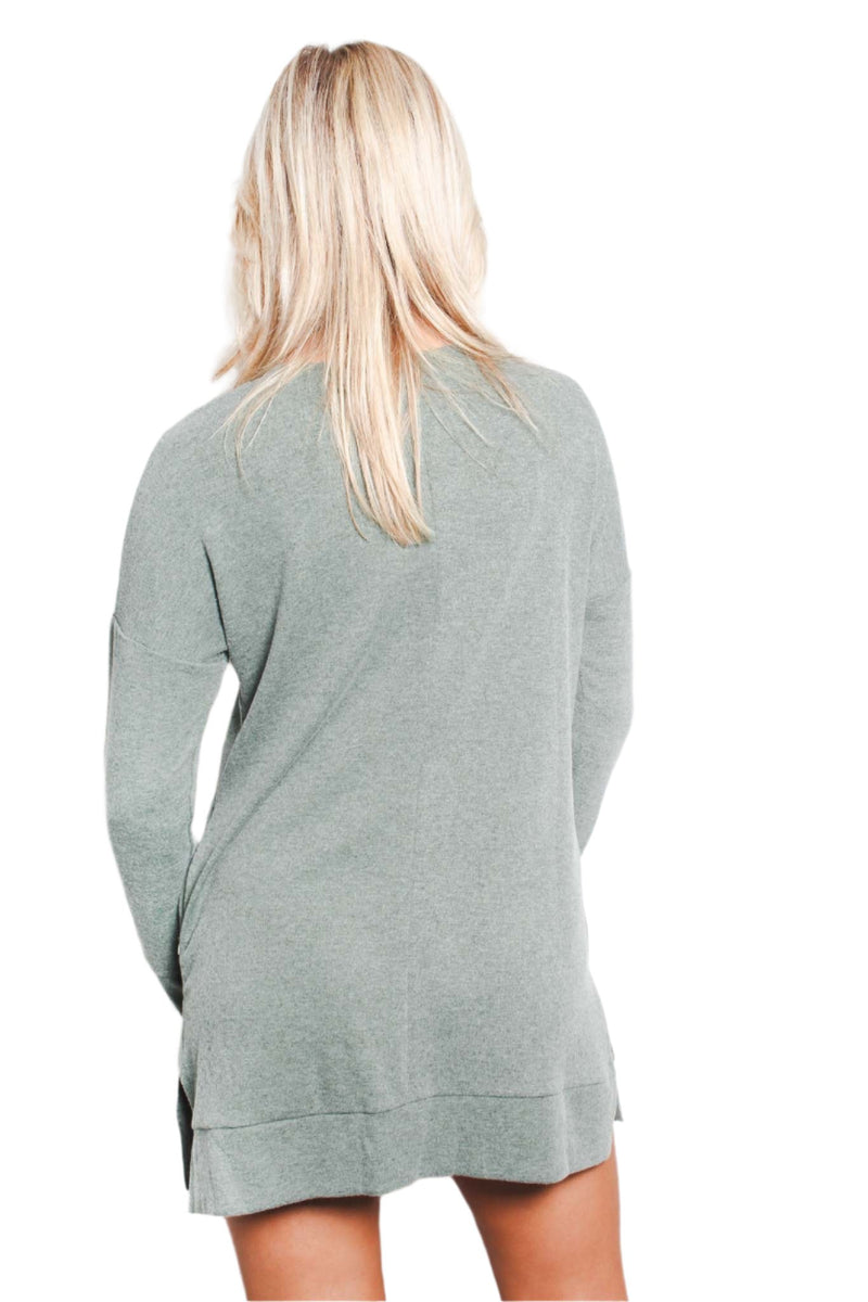 Women's Long Sleeves V Neck Basic Sweater