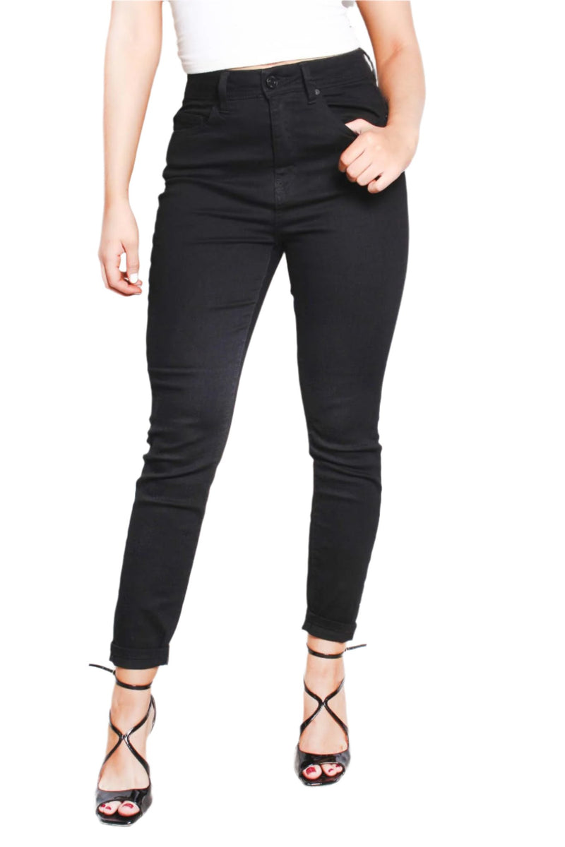 Women's High Waist Straight Cut Jeans