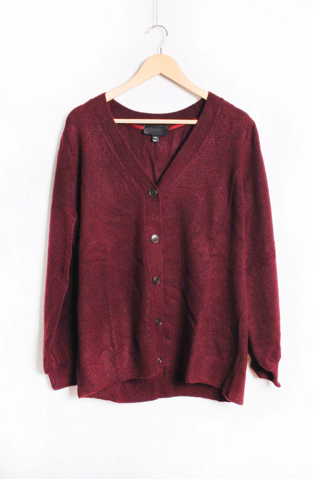 Women's Long Sleeve Button Down Knit Sweater