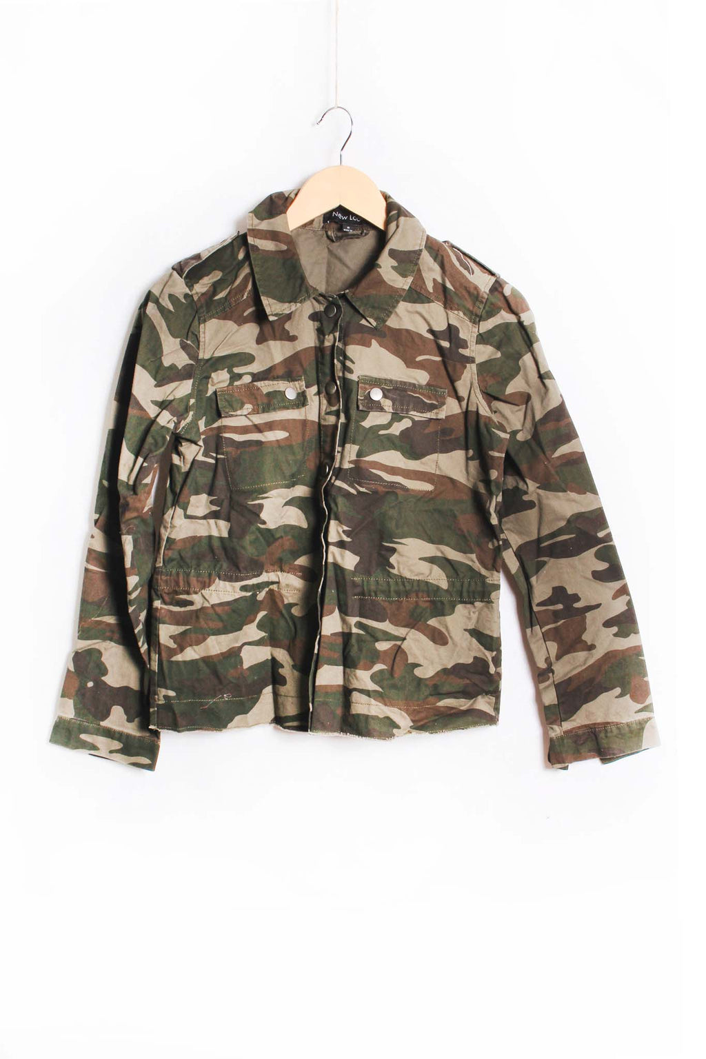 Women's Long Sleeve Multi Pocket Camo Jacket