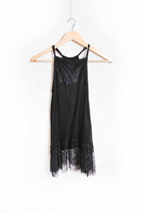 Women's Sleeveless Spaghetti Strap Lace Top