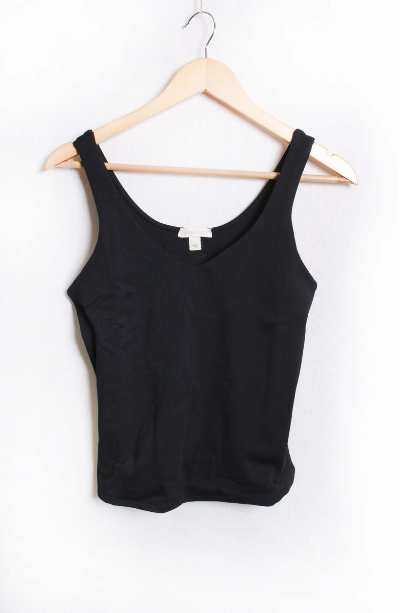 Women's Sleeveless Scoop Neck Solid Cropped Top