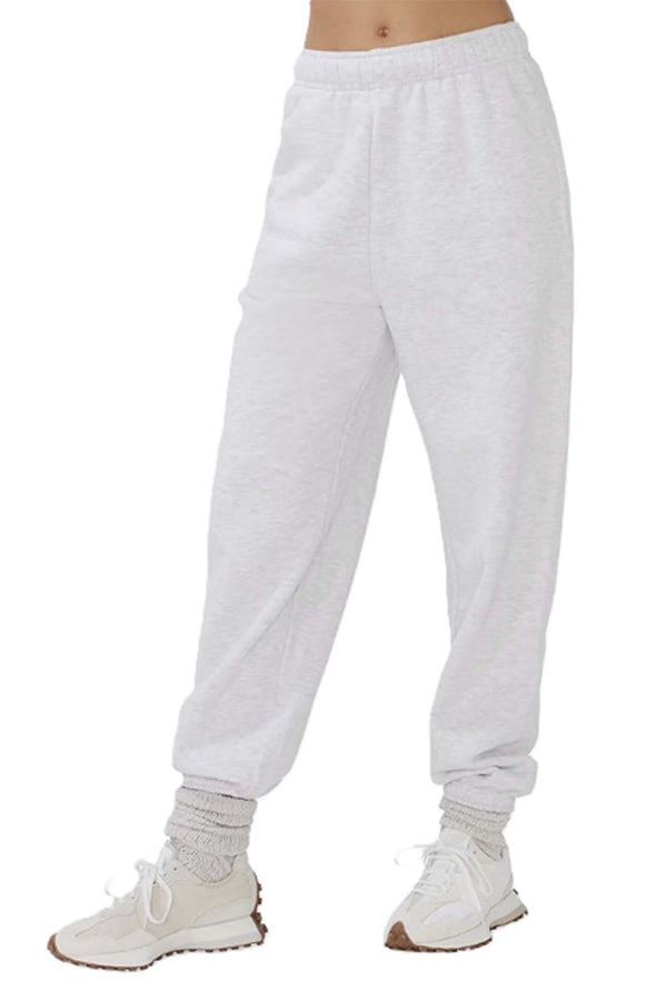 Women's High Waisted Oversize Fleece Sweatpants - Twin Pack
