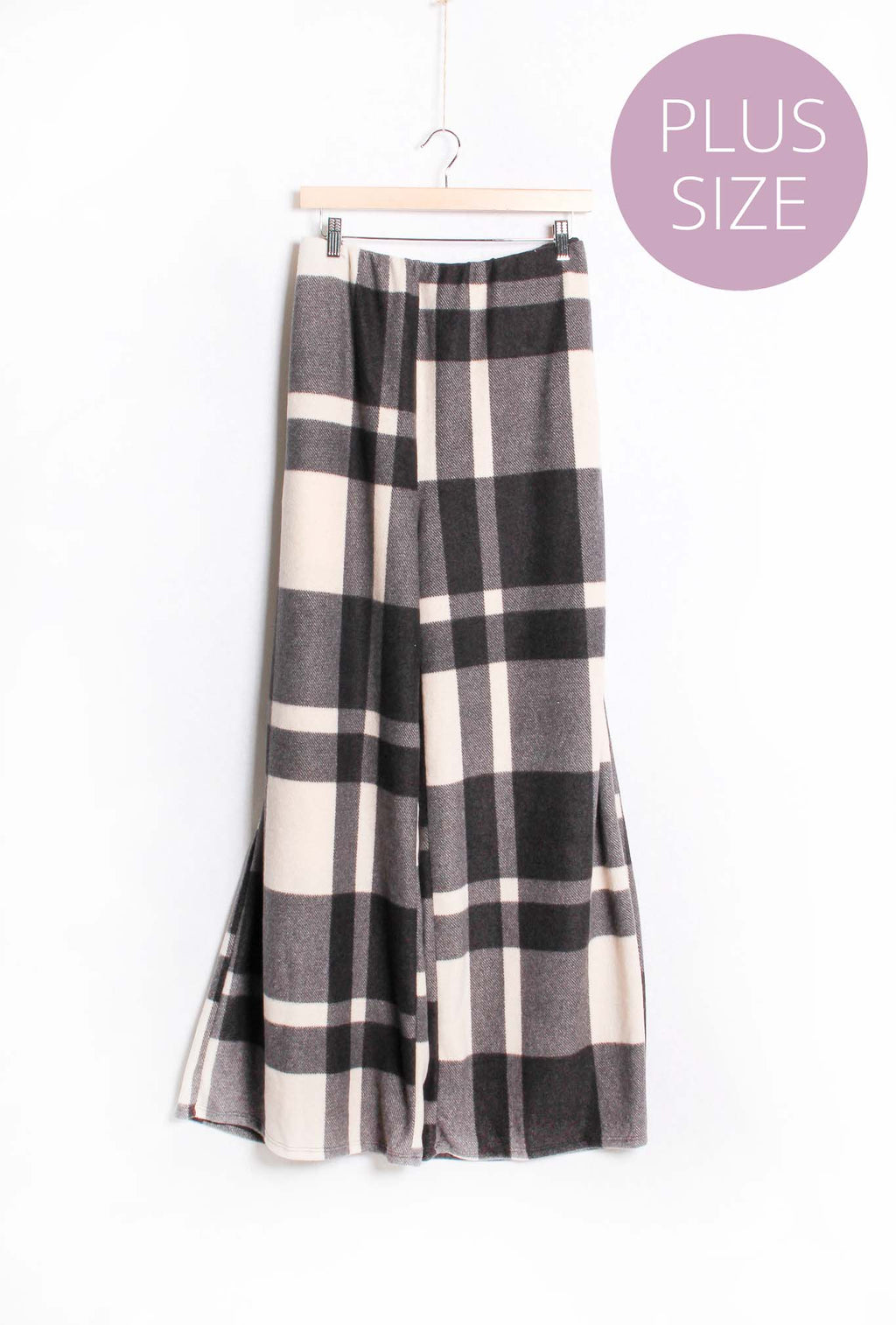 Women's Plus Printed Wide Pants