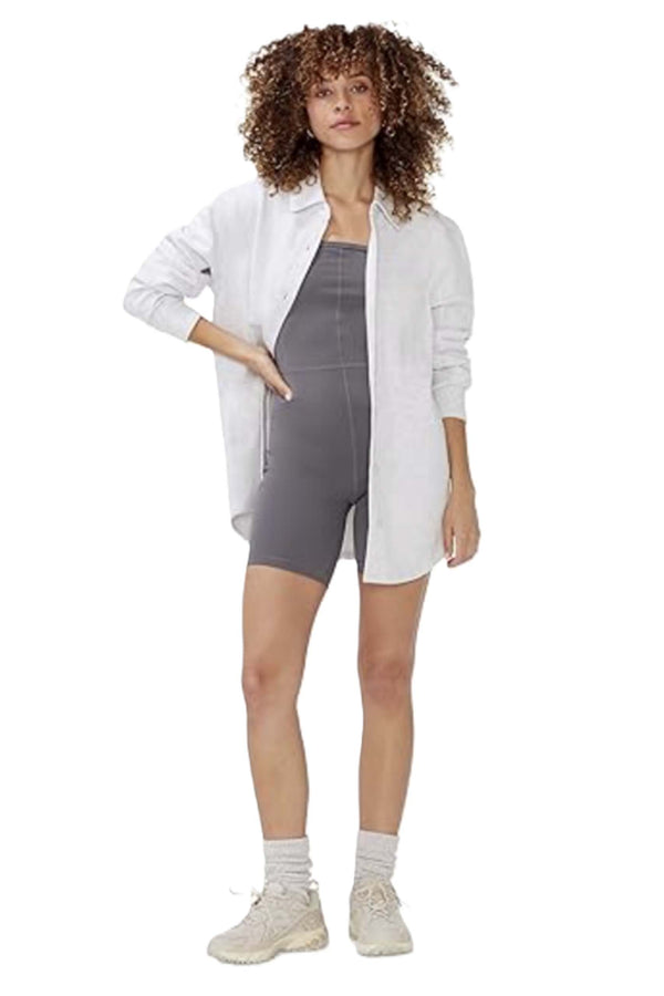 Women's Long Sleeve Button Down Pocket Fleece Shacket