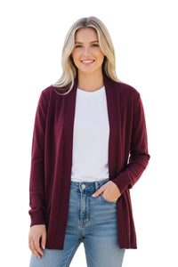 Women’s Long Sleeve Open Front Knit Cardigan