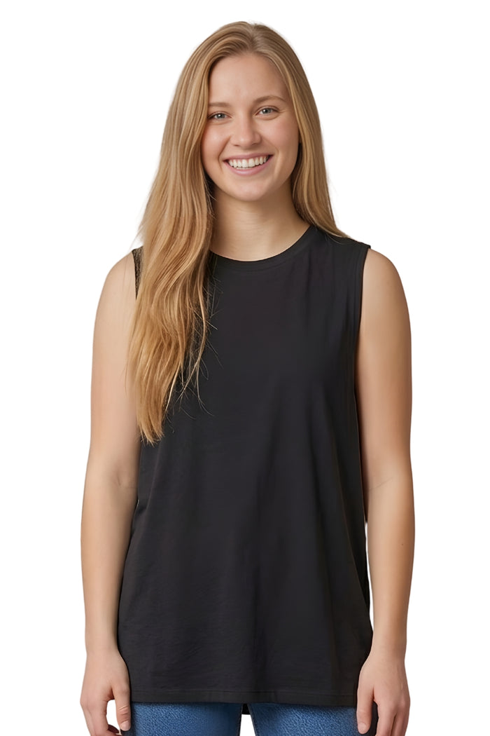 Women's Sleeveless Round Neck Tank Top