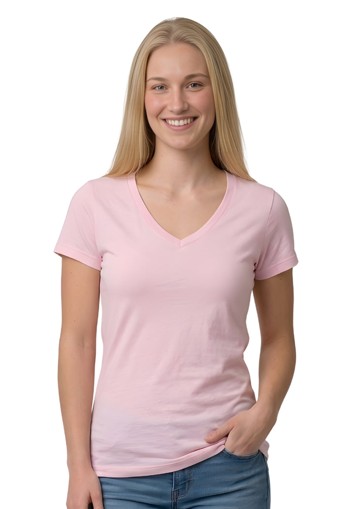 Women's Short Sleeves V-Neck Top